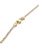 European Diamond Solitaire Drop On Rope Chain in Gold